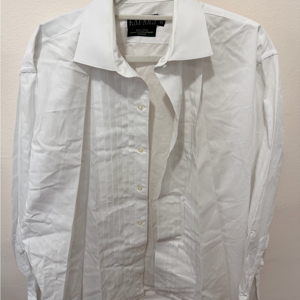 Ralph Lauren Men's Classic White Dress Shirt